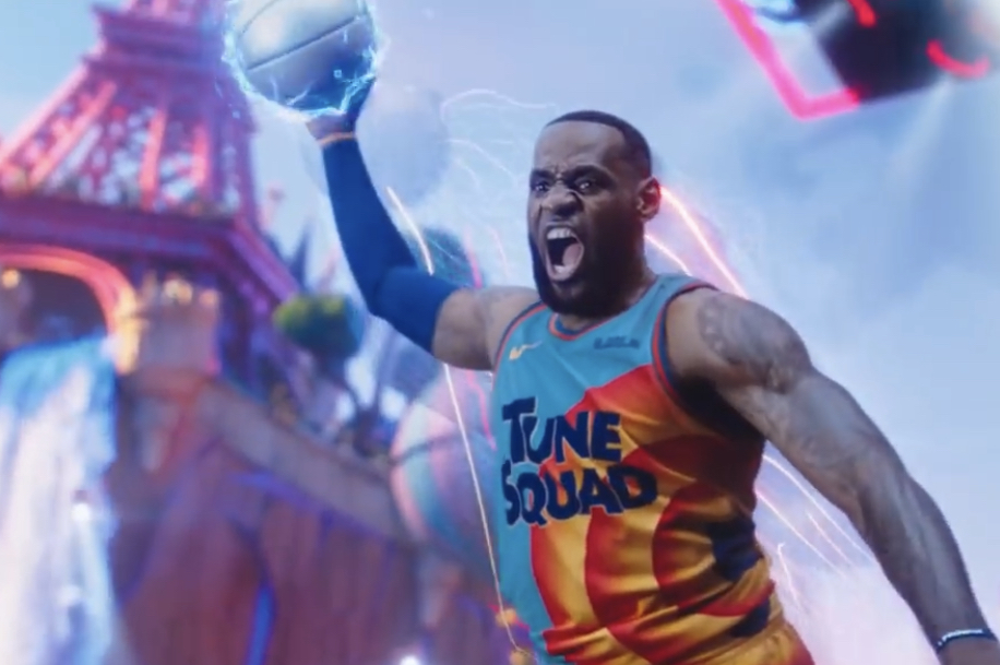 basket lebron james space jam